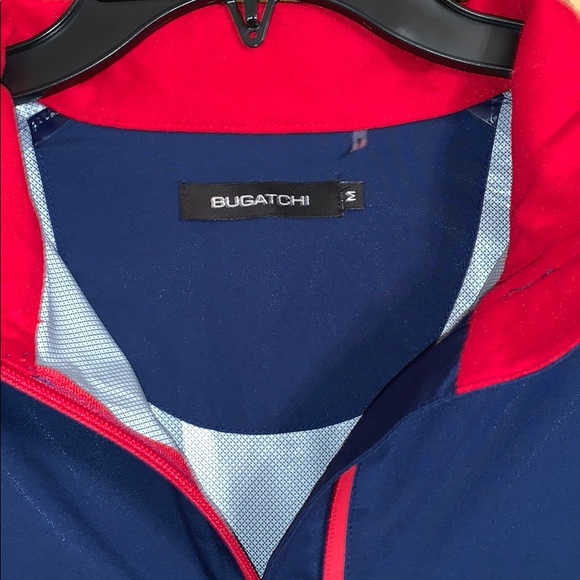 😍NWT Bugatchi medium, Navy and red windbreaker
SH36 - Picture 1 of 8